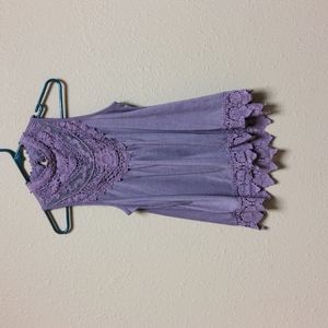 Xhilaration purple blouse tank top size xs
